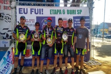 Equipe Mountain Bike Itaí chega mais uma vez ao pódio na sexta etapa da Sudoeste em Buri.