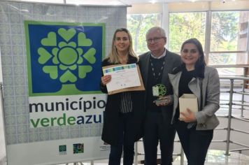 Muniípio conquista certificado no Programa Municipio Verde Azul