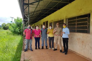 Prefeito visita futuras instalações dos Bombeiros em Itaí