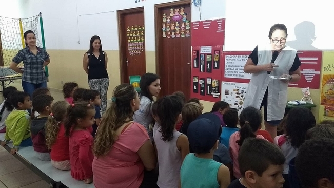Escola CEI Monteiro Lobato de Itaí realiza projeto de educação nutricional
