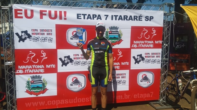 Equipe Mountain Bike Itaí chega mais uma vez ao pódio na sétima etapa da Sudoeste em Itararé.