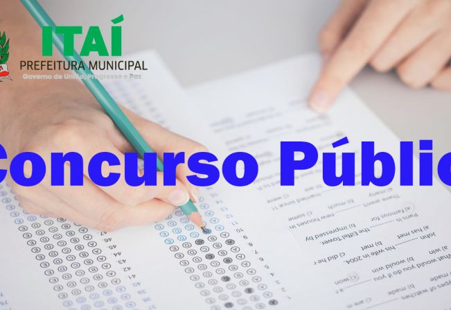 Prefeitura de Itaí abre dois Concursos Públicos com 35 vagas.