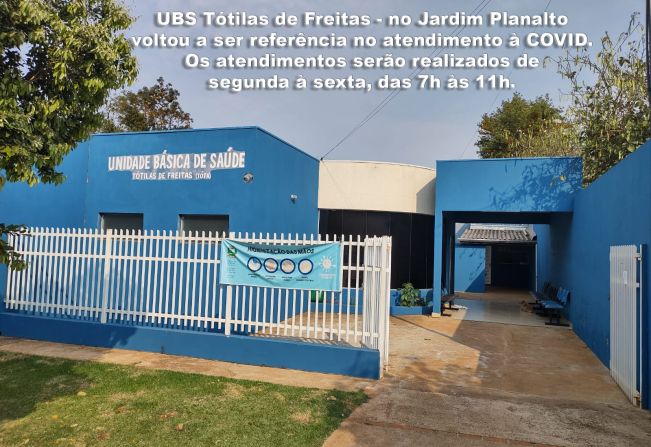 UBS Tótilas de Freitas volta a ser referência no atendimento a COVID