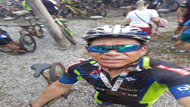 Itaiense Jarbas Alamino é campeão da Copa Sudoeste de Mountain Bike na categoria Master A Sport.
