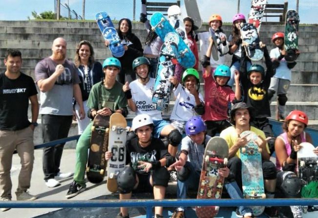 Surge nova modalidade esportiva em Itaí - 'O Skate'